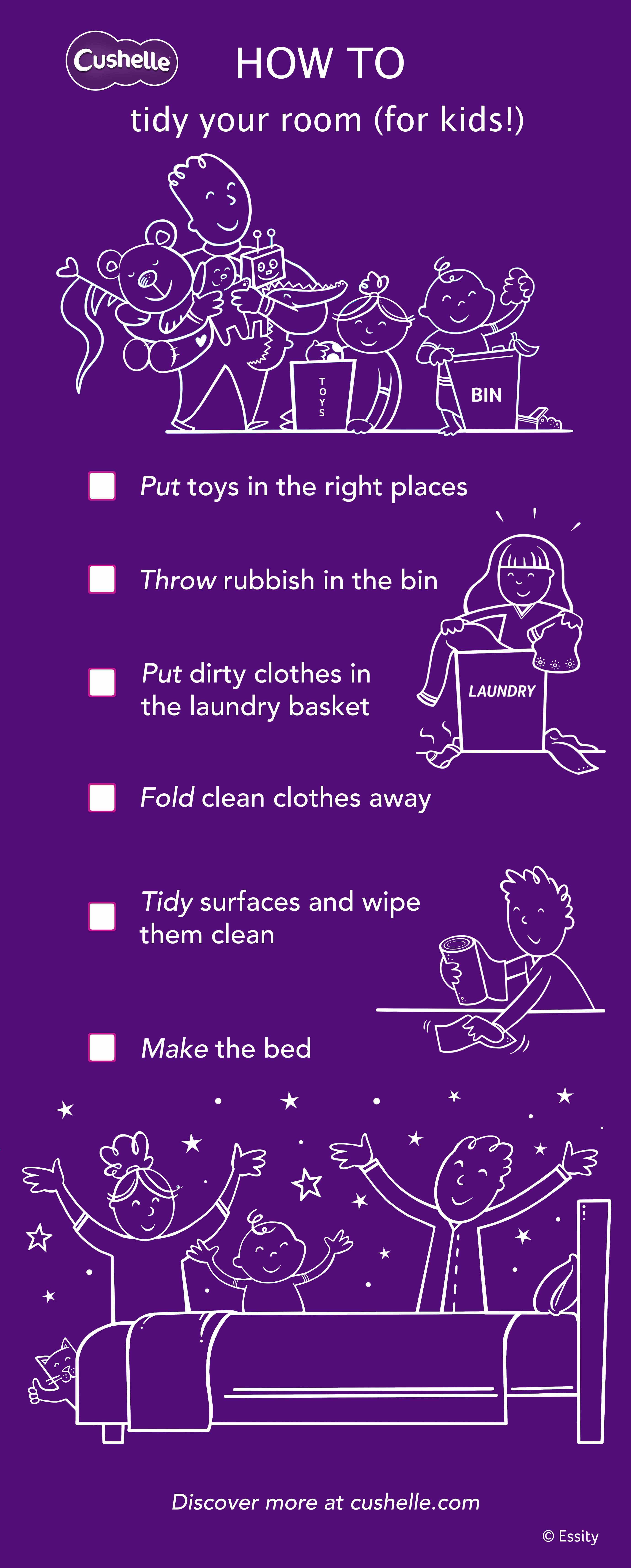 How To Tidy Your Room Top Tips For A Tidy Room Cushelle Cushelle