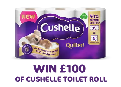 Win £100 of Cushelle Toilet Roll