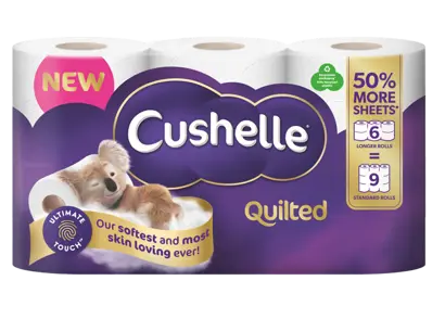 Discover Cushelle Longer Lasting Toilet Paper