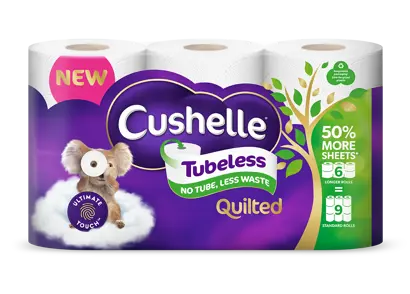 Cushelle Tubeless Toilet Rolls