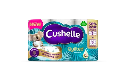 Cushelle Quilted Toilet Paper: Now with Ultimate TouchTM