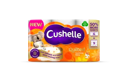 Cushelle Quilted Toilet Paper: Now with Ultimate TouchTM